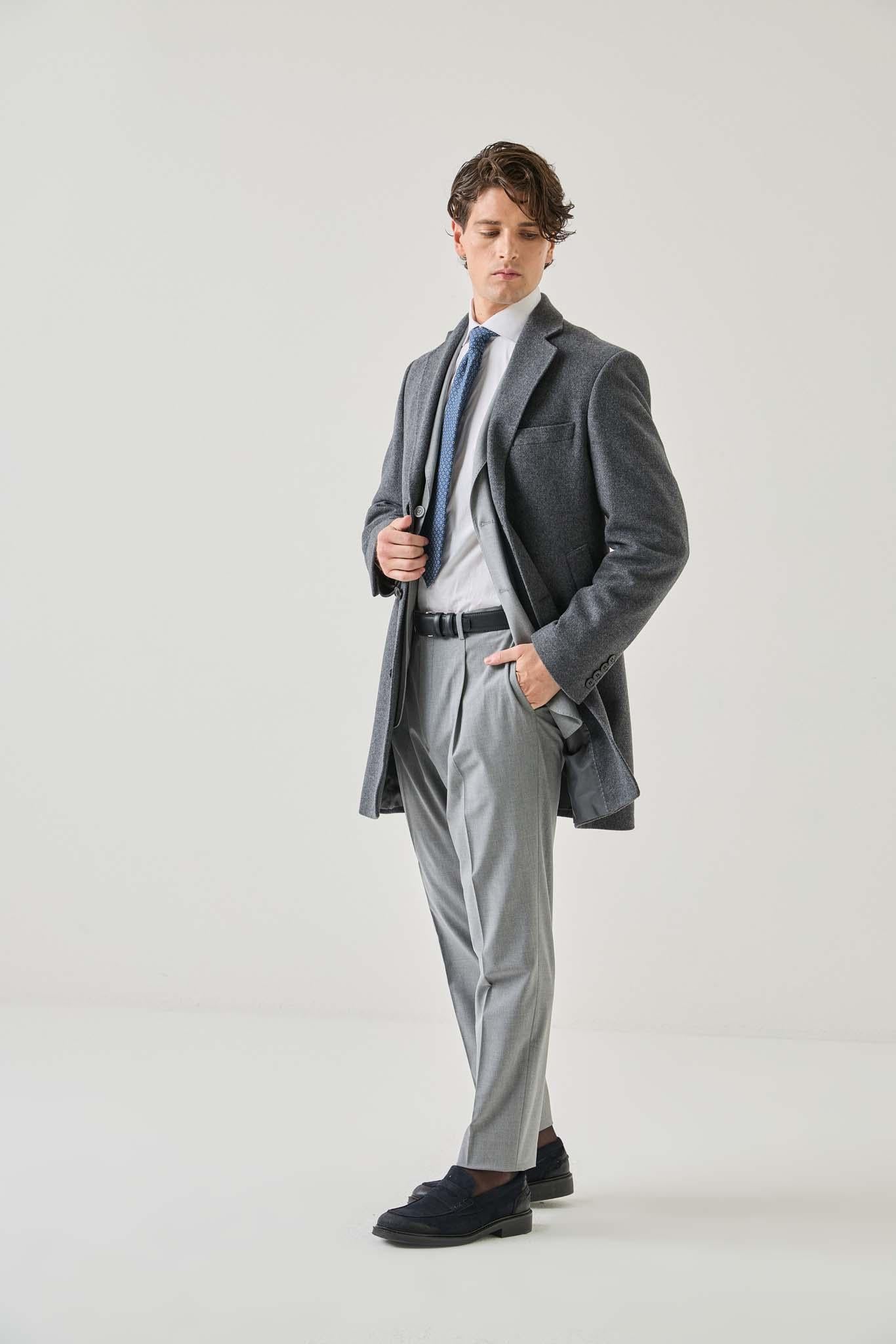 Cappotto mono petto modello Barone 