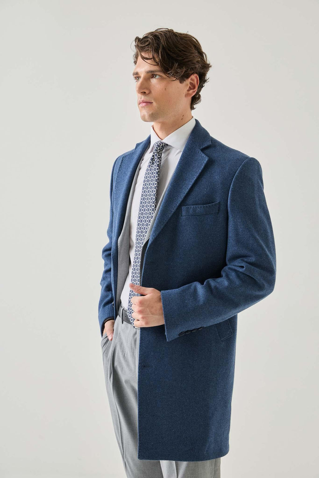 Cappotto mono petto modello Barone 