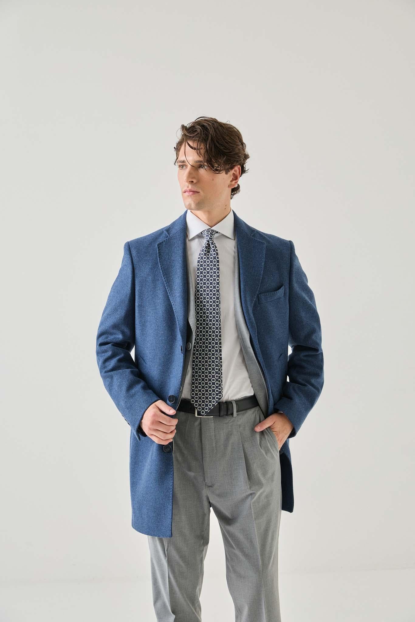 Cappotto mono petto modello Barone 