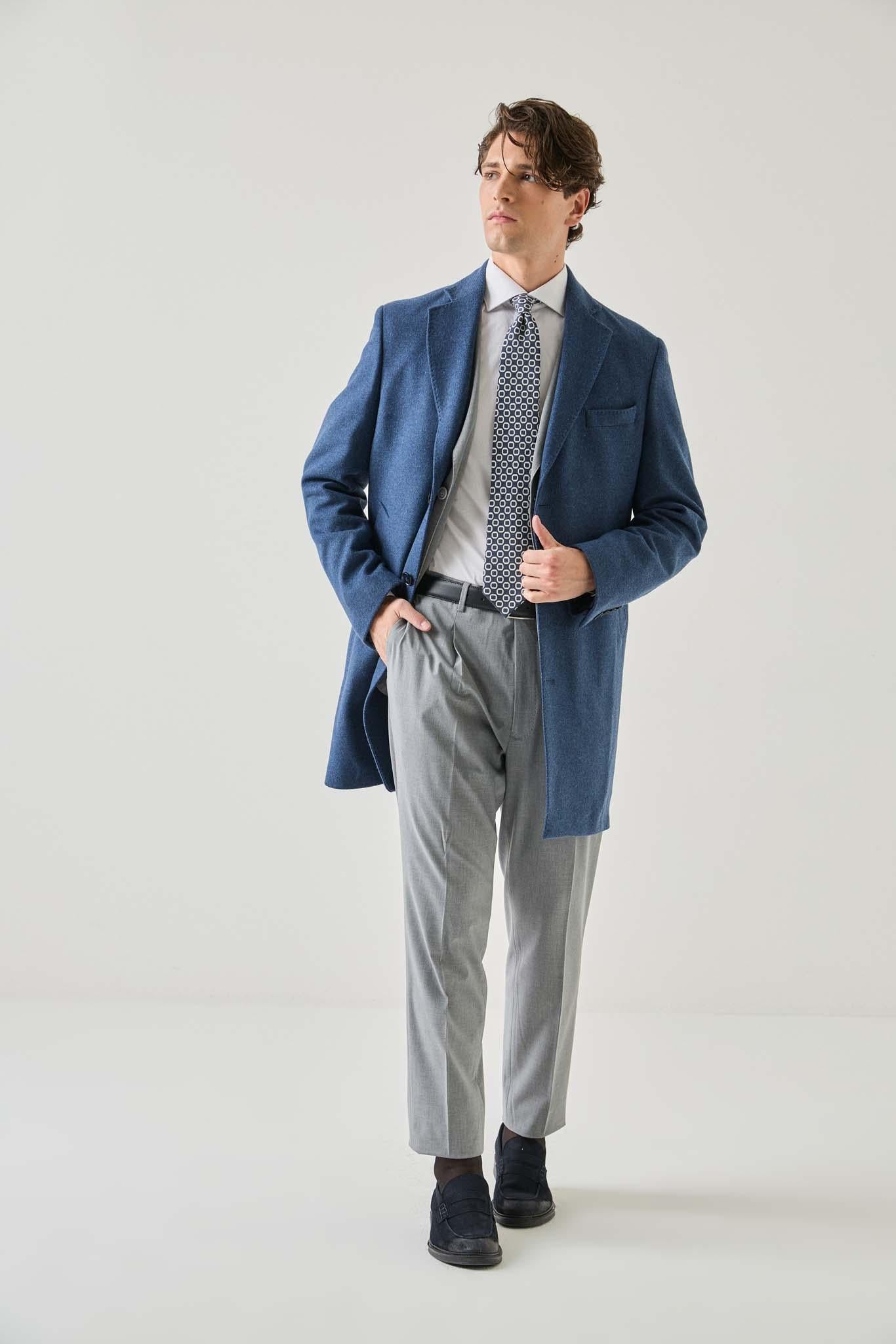 Cappotto mono petto modello Barone 