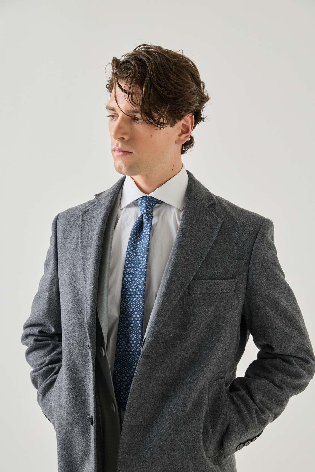 Cappotto mono petto modello Barone 