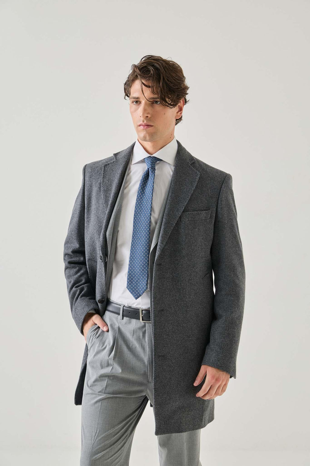 Cappotto mono petto modello Barone 
